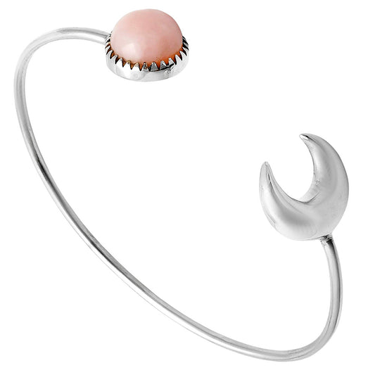 Premium Quality Pink Opal - Australia Cuff Bangle Bracelet B-1046 48-EB10515