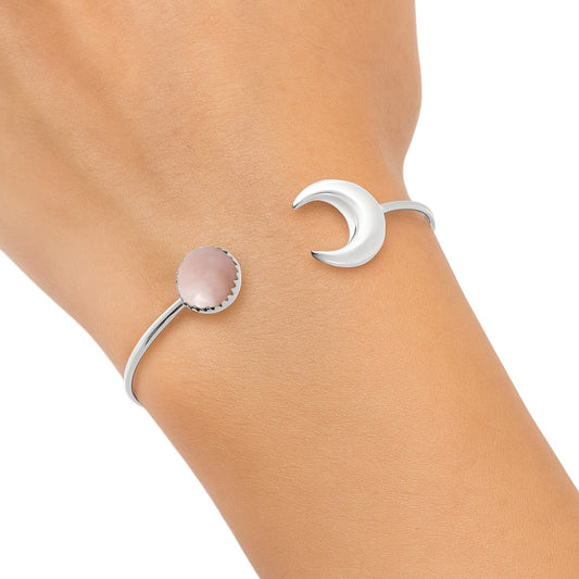 Premium Quality Pink Opal - Australia Cuff Bangle Bracelet B-1046 48-EB10515