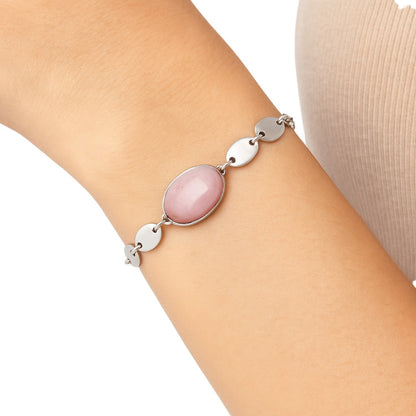 Premium Quality Natural Pink Opal - Australia Bracelet B-1044 48-EB10521