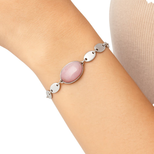 Premium Quality Natural Pink Opal - Australia Bracelet B-1044 48-EB10521