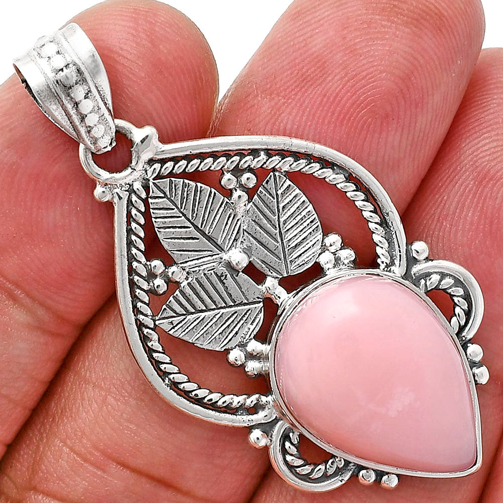 Premium Quality Natural Pink Opal Pendant P-1258 48-EP10394