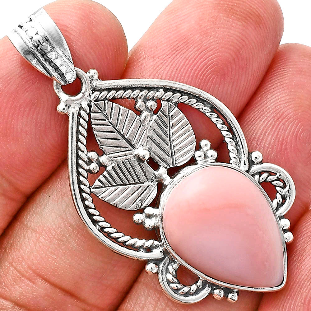 Premium Quality Natural Pink Opal Pendant P-1258 48-EP10395