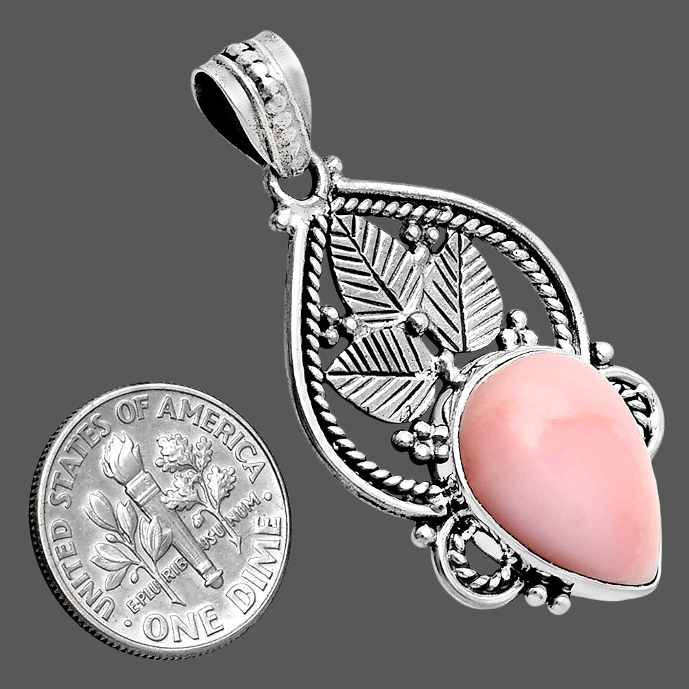 Premium Quality Natural Pink Opal Pendant P-1258 48-EP10395