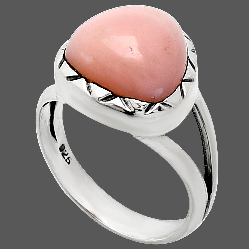 Premium Quality Pink Opal - Australia Ring size-6 R-1074 48-ER13963