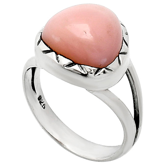 Premium Quality Pink Opal - Australia Ring size-6 R-1074 48-ER13963