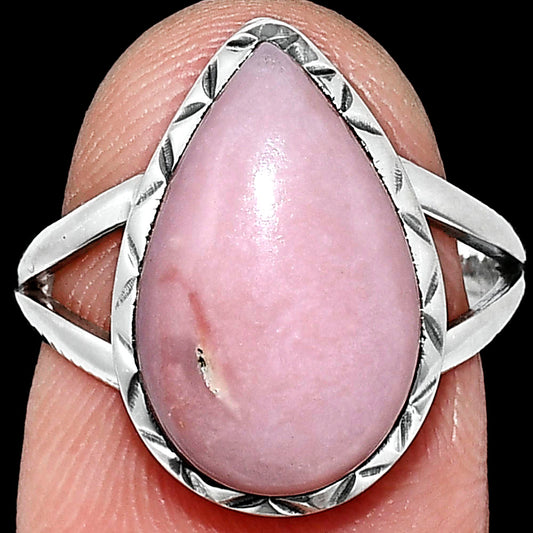 Premium Quality Pink Opal - Australia Ring size-7 R-1074 48-ER13965