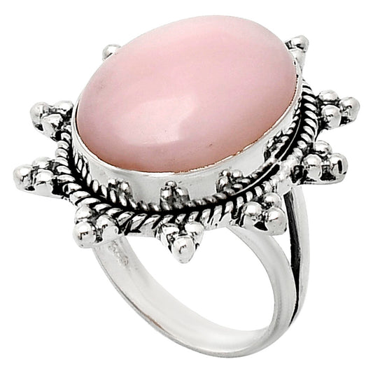 Premium Quality Pink Opal - Australia Ring size-7 R-1234 48-ER13972