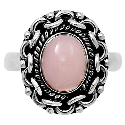 Premium Quality Natural Pink Opal Ring size-7 R-1667 48-ER14016