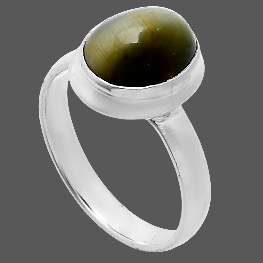 Premium Quality Genuine Cats Eye Ring size-8 R-1007 49-ER14024