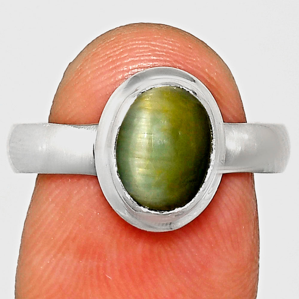 Premium Quality Genuine Cats Eye Ring size-8 R-1007 49-ER14030