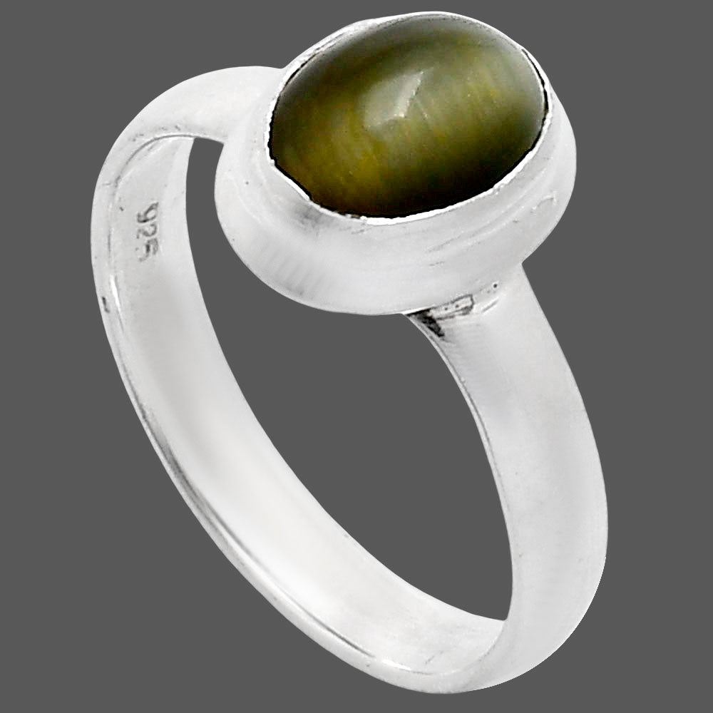 Premium Quality Genuine Cats Eye Ring size-8 R-1007 49-ER14030