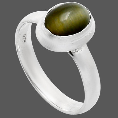 Premium Quality Genuine Cats Eye Ring size-8 R-1007 49-ER14030