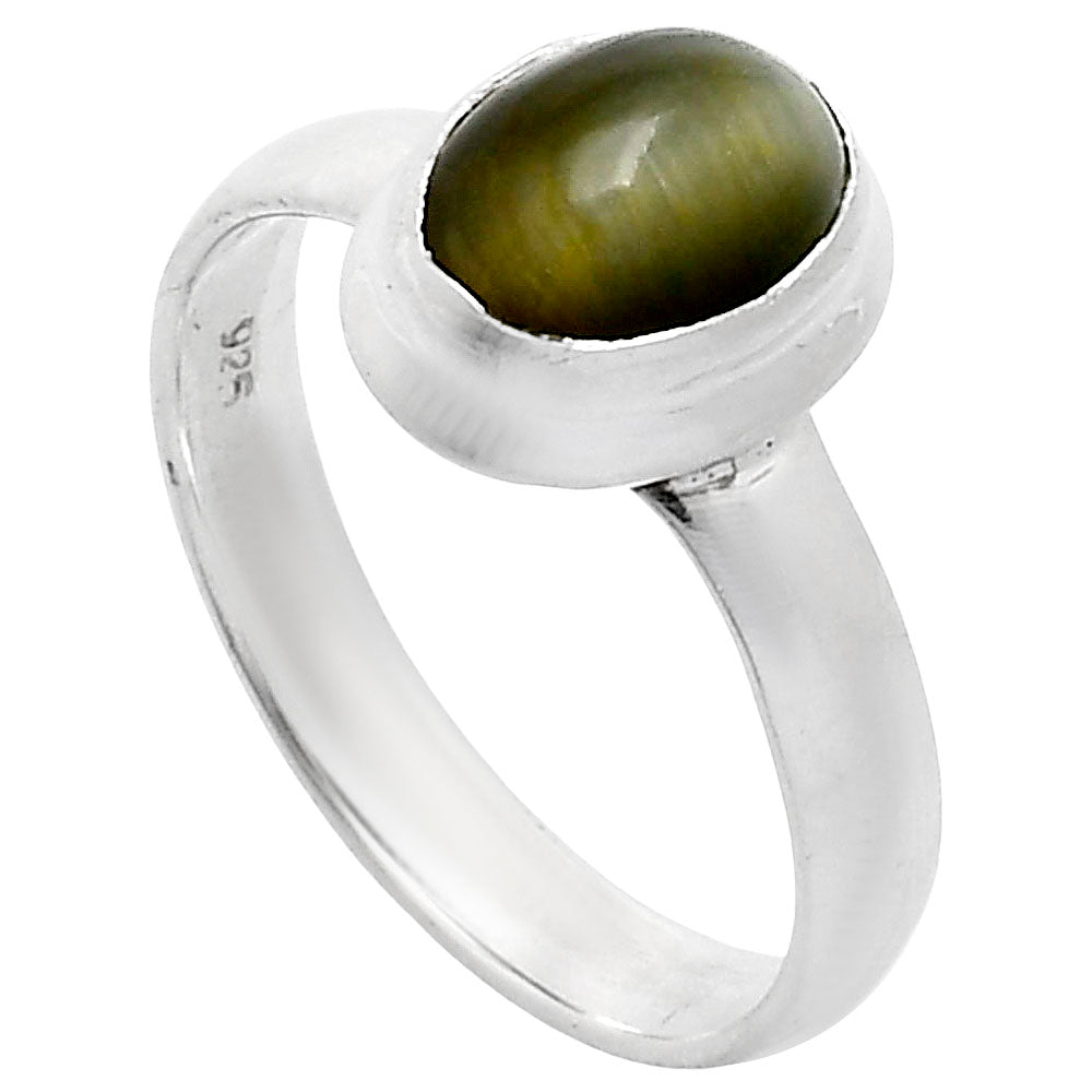 Premium Quality Genuine Cats Eye Ring size-8 R-1007 49-ER14030