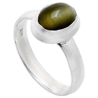 Premium Quality Genuine Cats Eye Ring size-8 R-1007 49-ER14030