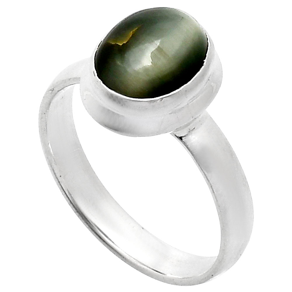 Premium Quality Genuine Cats Eye Ring size-8 R-1007 49-ER14037