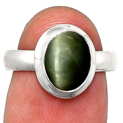 Premium Quality Genuine Cats Eye Ring size-7 R-1007 49-ER14038