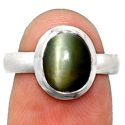 Premium Quality Genuine Cats Eye Ring size-7 R-1007 49-ER14039