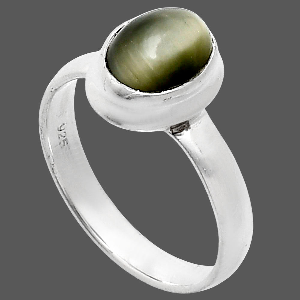 Premium Quality Genuine Cats Eye Ring size-8 R-1007 49-ER14042