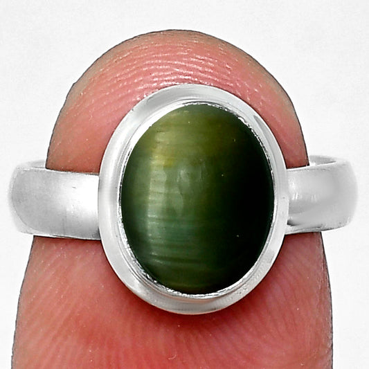 Premium Quality Genuine Cats Eye Ring size-6 R-1007 49-ER14069