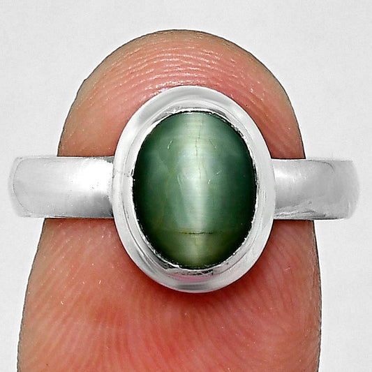Premium Quality Genuine Cats Eye Ring size-8 R-1007 49-ER14071