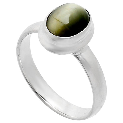 Premium Quality Genuine Cats Eye Ring size-8 R-1007 49-ER14071