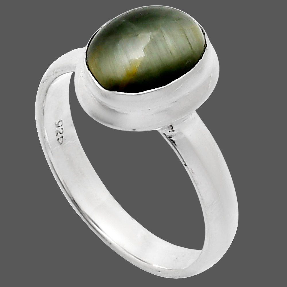 Premium Quality Genuine Cats Eye Ring size-8 R-1007 49-ER14081