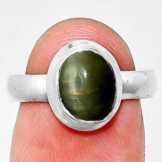 Premium Quality Genuine Cats Eye Ring size-7 R-1007 49-ER14087