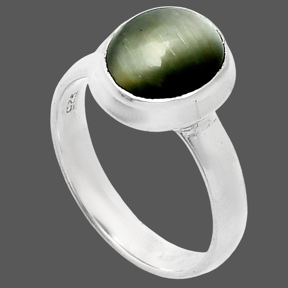 Premium Quality Genuine Cats Eye Ring size-6 R-1007 49-ER14088