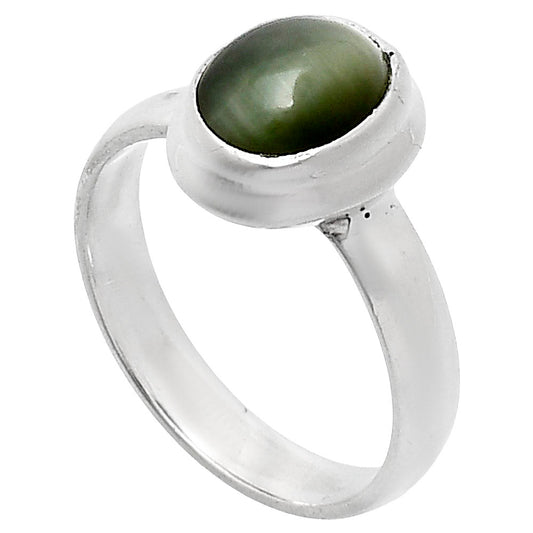 Premium Quality Genuine Cats Eye Ring size-6 R-1007 49-ER14092