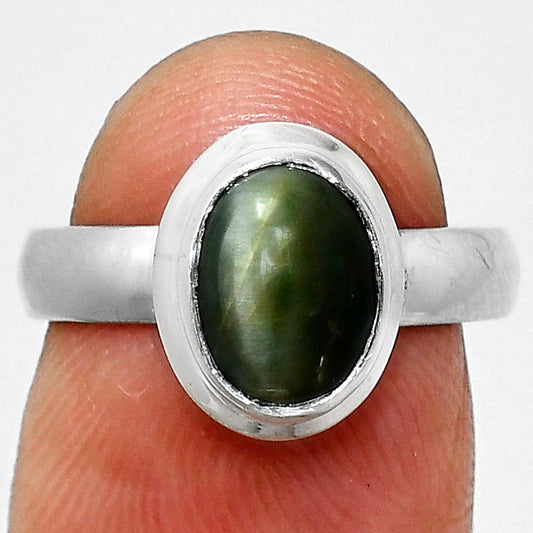 Premium Quality Genuine Cats Eye Ring size-6 R-1007 49-ER14094