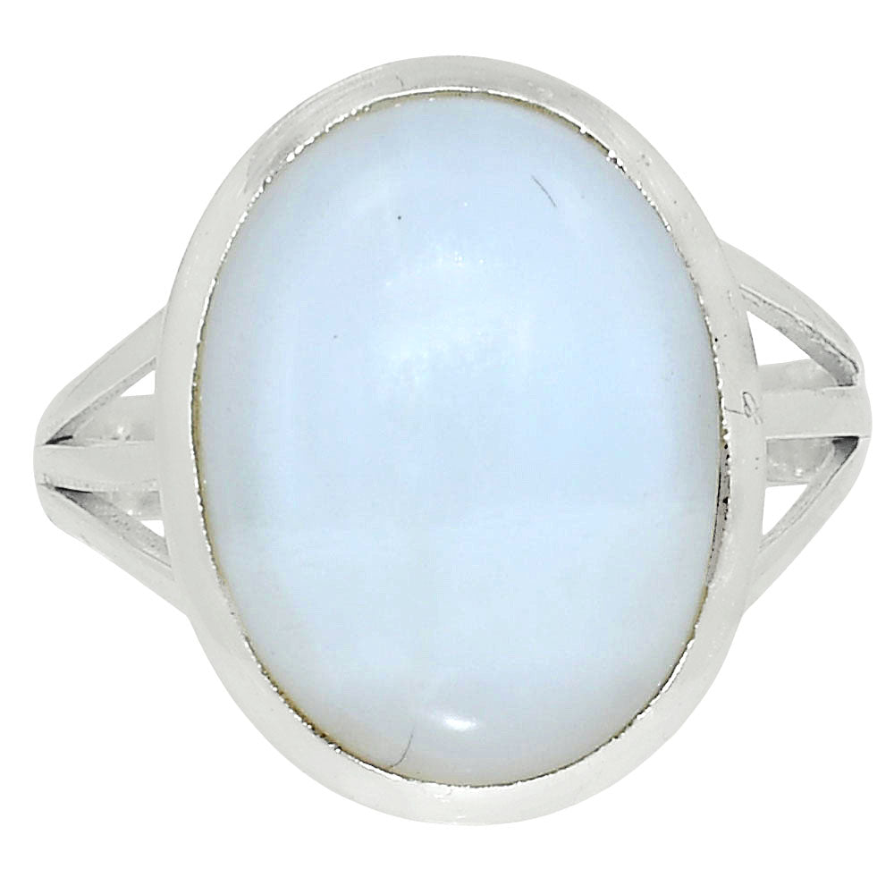Premium Quality Natural White Opal Ring size-8 R-1006 50-ER14100