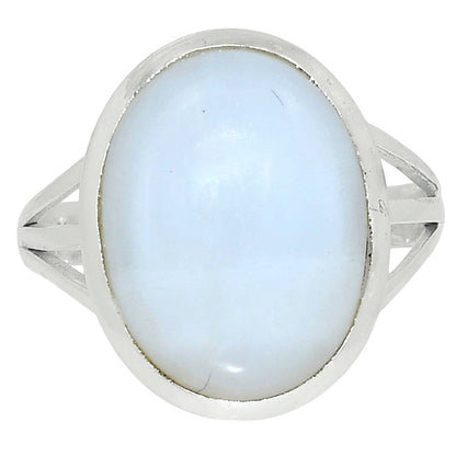 Premium Quality Natural White Opal Ring size-8 R-1006 50-ER14100