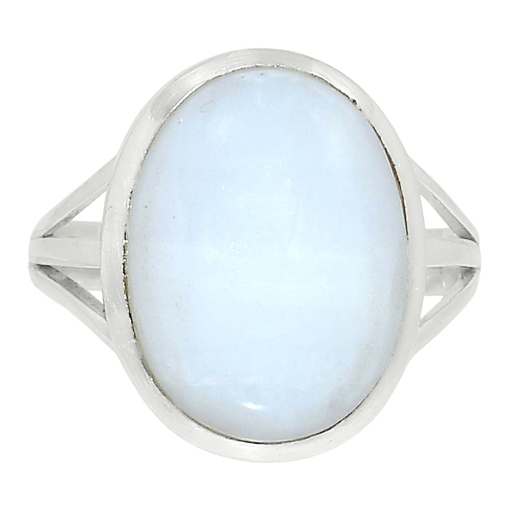 Premium Quality Natural White Opal Ring size-8 R-1006 50-ER14101
