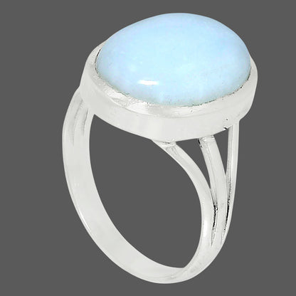 Premium Quality Natural White Opal Ring size-9 R-1006 50-ER14104