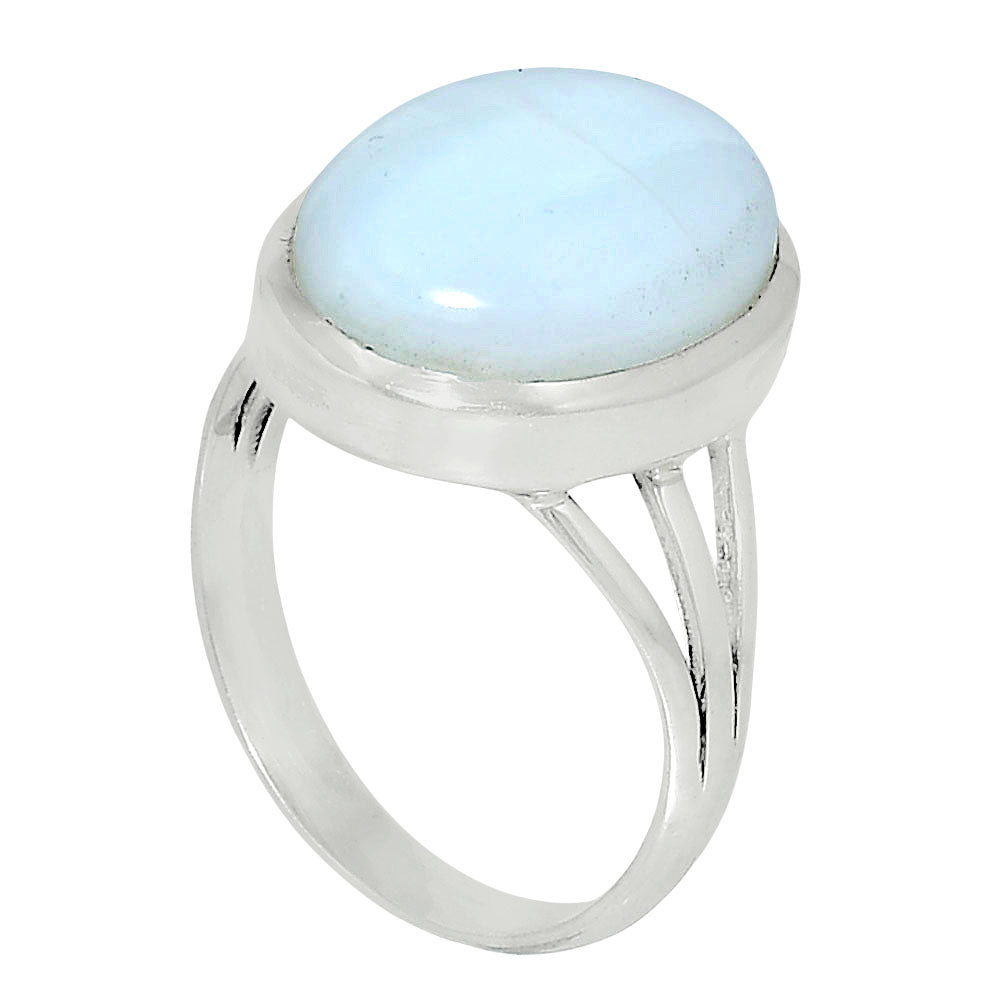 Premium Quality Natural White Opal Ring size-9 R-1006 50-ER14105