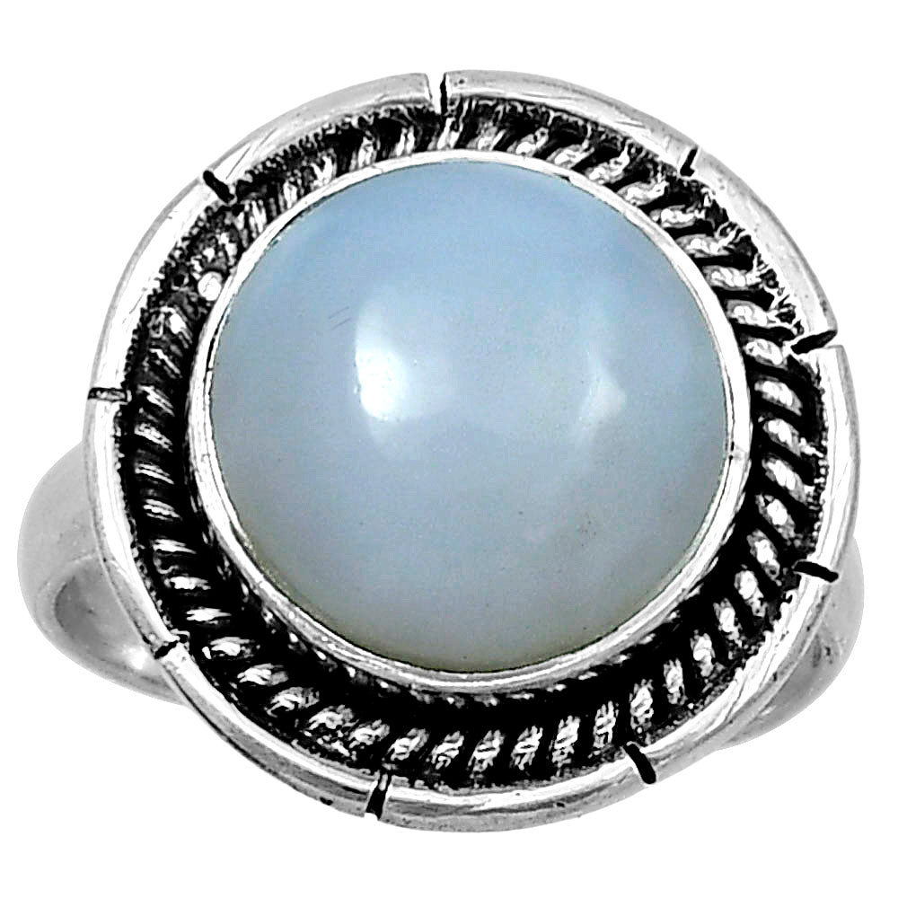 Premium Quality Natural White Opal Ring size-7 R-1728 50-ER14108