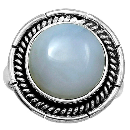 Premium Quality Natural White Opal Ring size-7 R-1728 50-ER14109