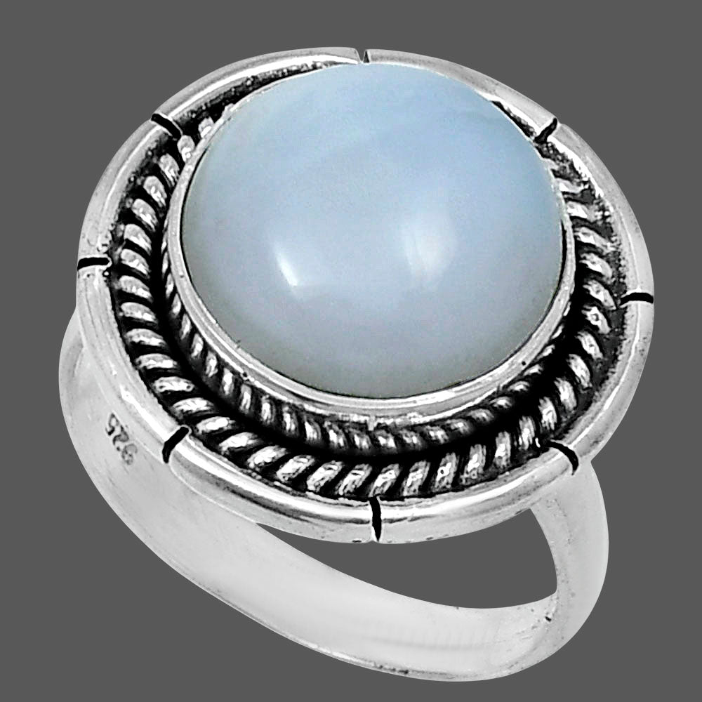 Premium Quality Natural White Opal Ring size-7 R-1728 50-ER14109