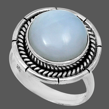Premium Quality Natural White Opal Ring size-7 R-1728 50-ER14109