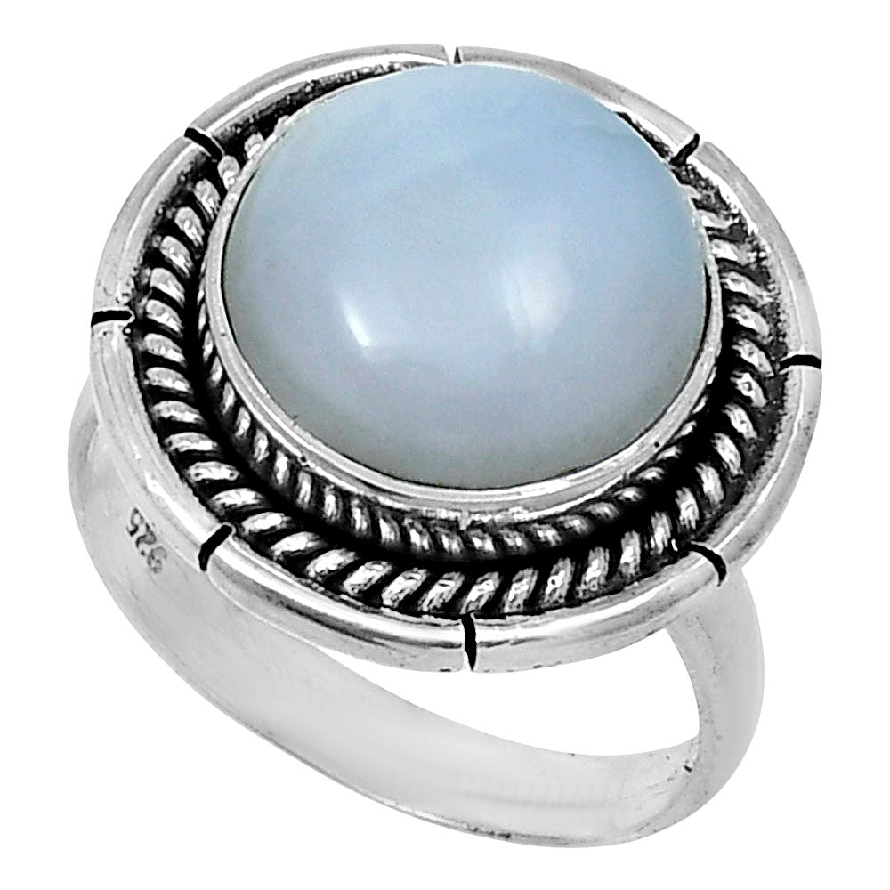 Premium Quality Natural White Opal Ring size-7 R-1728 50-ER14109