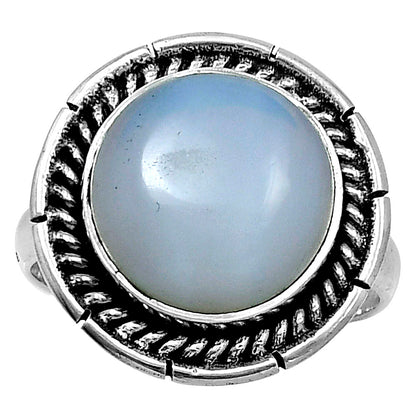 Premium Quality Natural White Opal Ring size-7 R-1728 50-ER14111