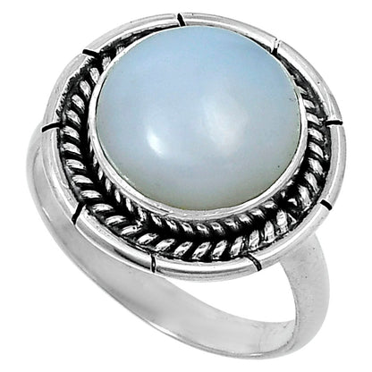 Premium Quality Natural White Opal Ring size-8 R-1728 50-ER14113