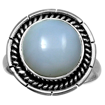 Premium Quality Natural White Opal Ring size-8 R-1728 50-ER14114