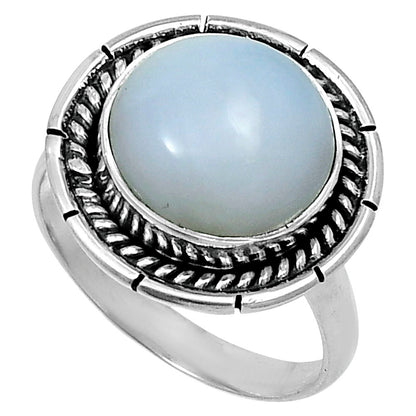 Premium Quality Natural White Opal Ring size-8 R-1728 50-ER14114