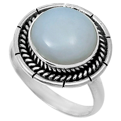 Premium Quality Natural White Opal Ring size-8 R-1728 50-ER14115