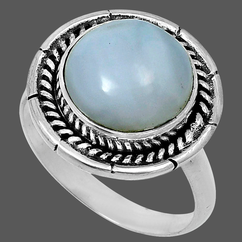 Premium Quality Natural White Opal Ring size-9 R-1728 50-ER14116