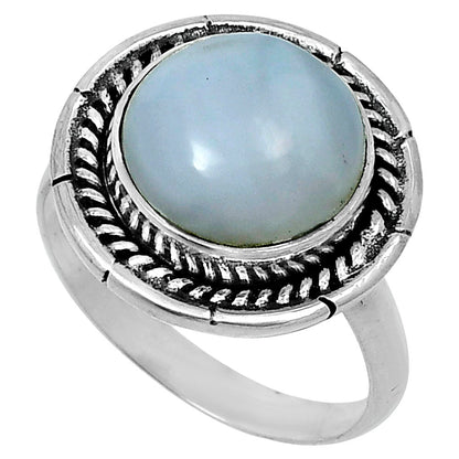 Premium Quality Natural White Opal Ring size-9 R-1728 50-ER14116