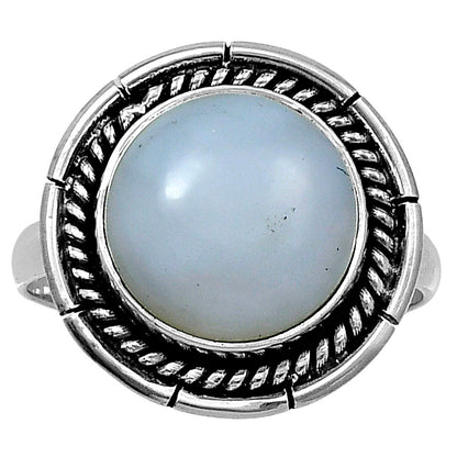 Premium Quality Natural White Opal Ring size-9 R-1728 50-ER14117