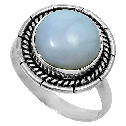 Premium Quality Natural White Opal Ring size-10 R-1728 50-ER14120