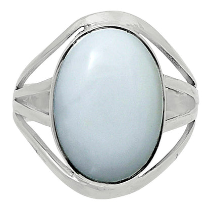 Premium Quality Natural White Opal Ring size-7 R-1219 50-ER14122